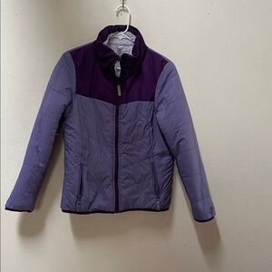 Women's  Junior purple puffer jacket